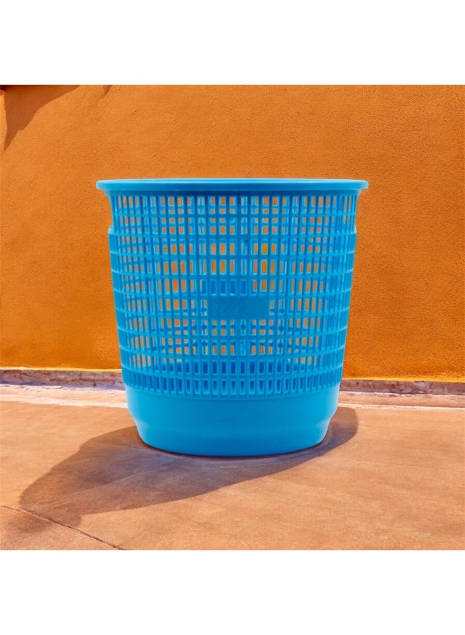 ALKA Plastic Dustbin, Durable Perforated Waste Bin, Lightweight and Sturdy Garbage Bin for Home, Kitchen, Office, Bathroom, and Commercial Use - Image 1